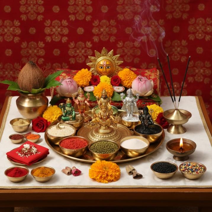 Navgrah Shanti, Pujan, Surya vandana